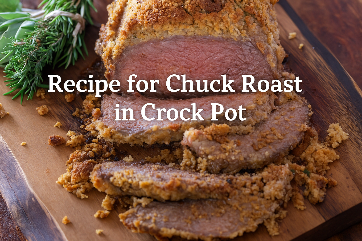 recipe for chuck roast in crock pot